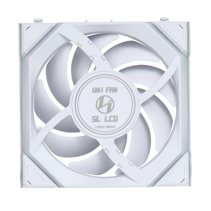 Lian-Li UNI SL120 Wireless LCD A-RGB White Reverse 120mm Fan