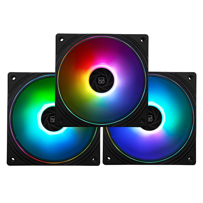 Thermalright TL-S12-S X3 Black A-RGB 120mm PWM Triple Pack