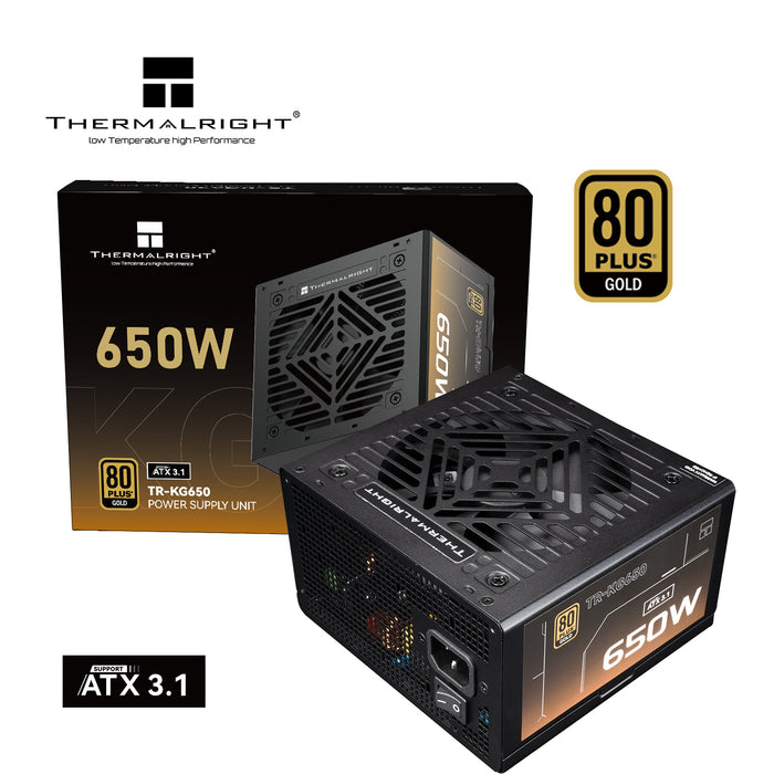 650W Thermalright KG-650 Black ATX 3.1 Gold Modular PSU