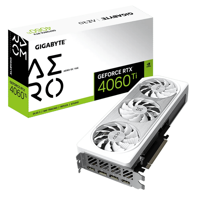 16GB Gigabyte RTX 4060 Ti Aero OC Graphics Card