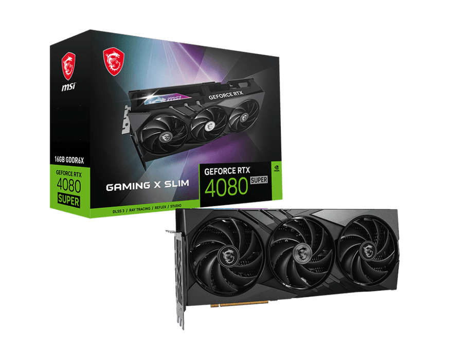 MSI RTX 4080 SUPER Gaming X Slim 16GB Graphics Card