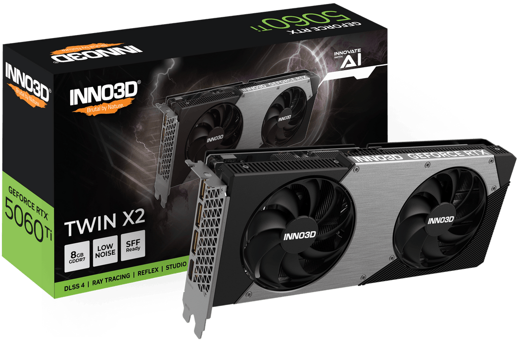 Inno3D GeForce RTX 5060 Ti Twin X2 8GB Graphics Card