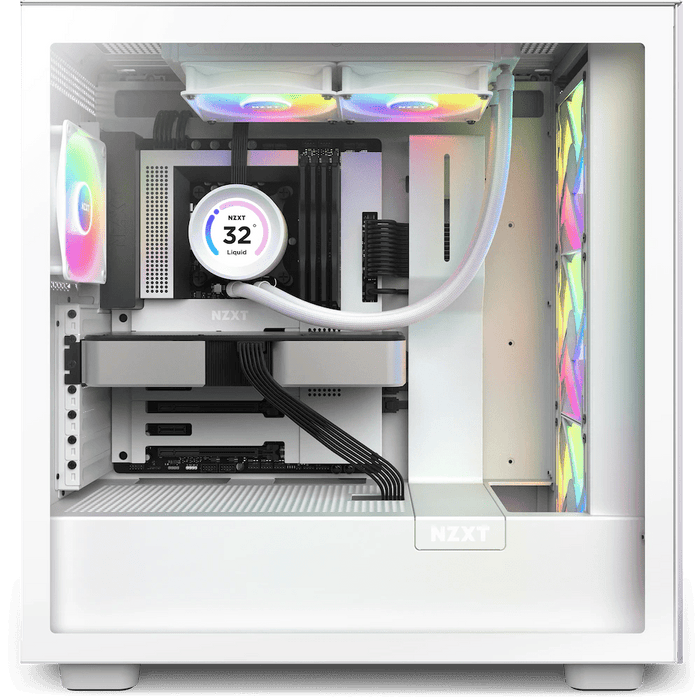 NZXT Kraken 240 Elite RGB White 240mm LCD AIO Liquid Cooler