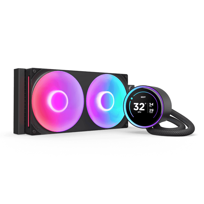 NZXT Kraken 280 Elite RGB 2024 Black LCD AIO Liquid Cooler