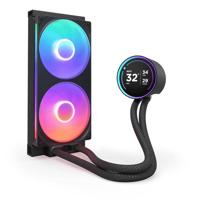 NZXT Kraken 280 Elite RGB 2024 Black LCD AIO Liquid Cooler