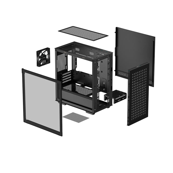 Deepcool CH370 Micro-ATX Black Case