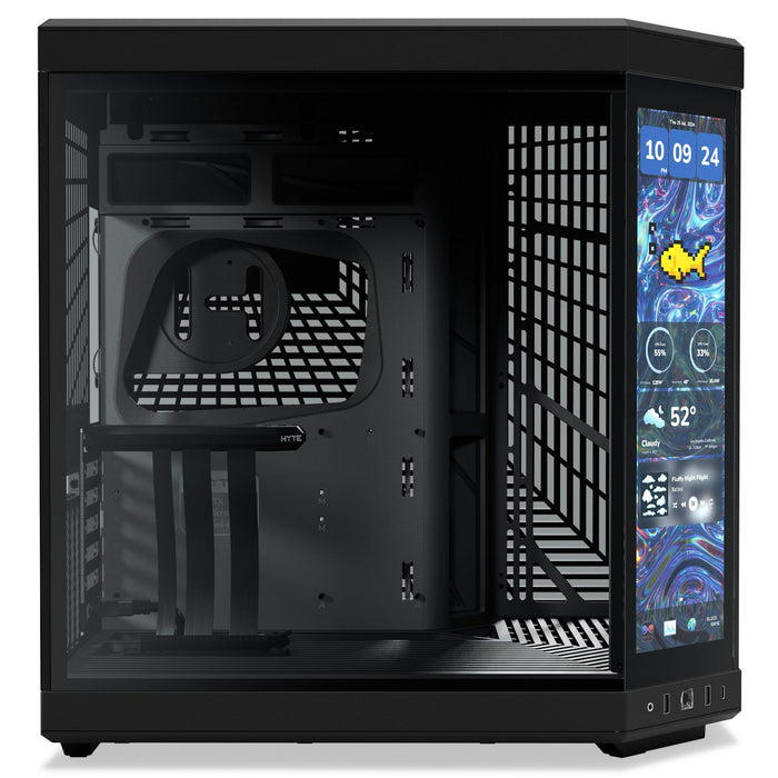 Hyte Y70 Touch Infinite Black Dual Chamber ATX PC Case