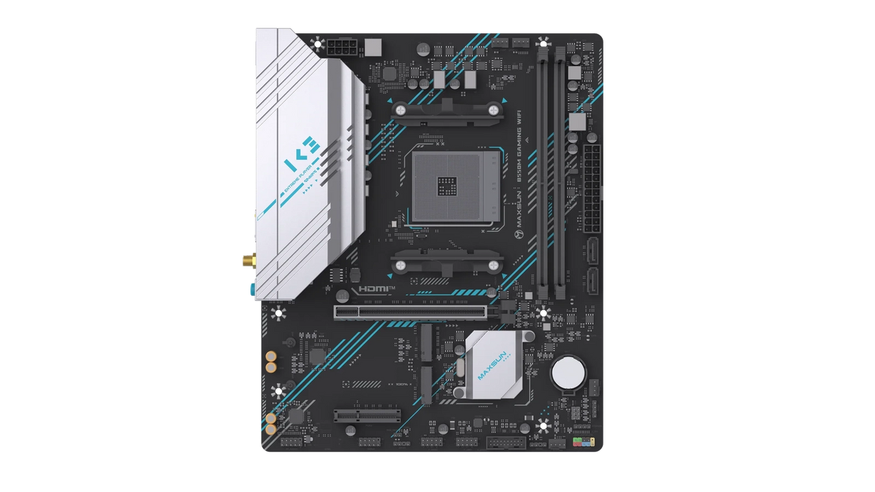 Maxsun B550M Gaming WiFi Micro ATX AM4 Motherboard