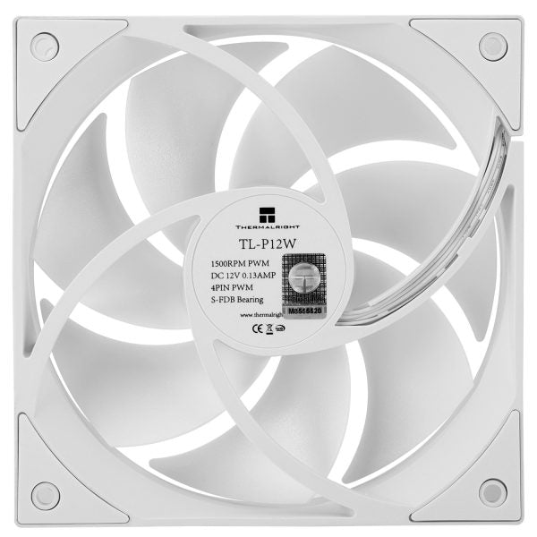 Thermalright TL-P12W White 120mm PWM Fan