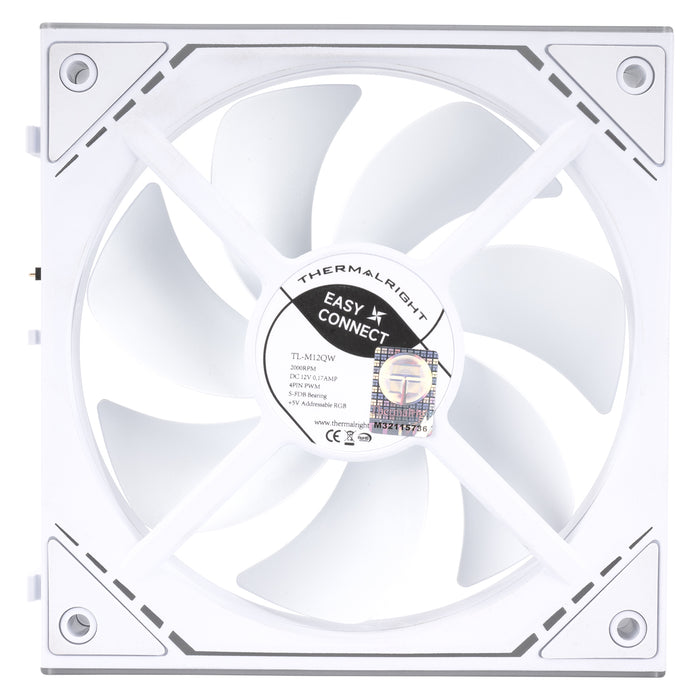Thermalright TL-M12QW X3 White A-RGB 120mm PWM Triple Pack
