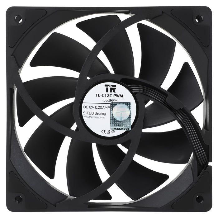 Thermalright TL-C12C Black 120mm PWM Fan