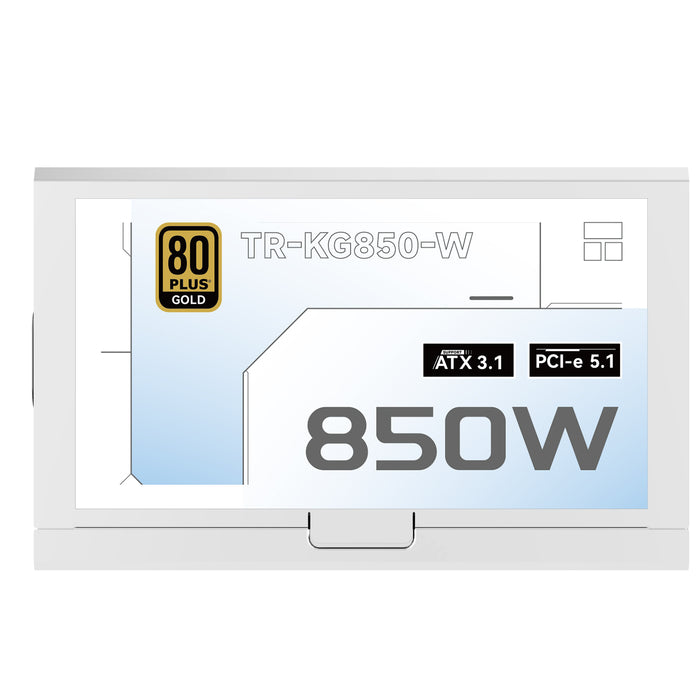 850W Thermalright KG-850-W White ATX 3.1 Gold Modular PSU