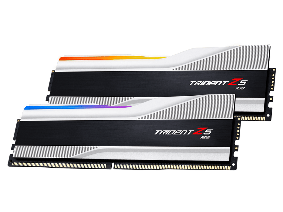 32GB (2x16GB) DDR5 7200MHZ CL34 G.Skill Trident Z5 Silver RGB RAM