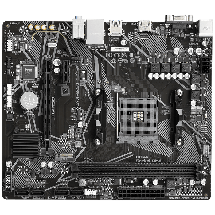 Gigabyte A520M K V2 Micro ATX AM4 Motherboard