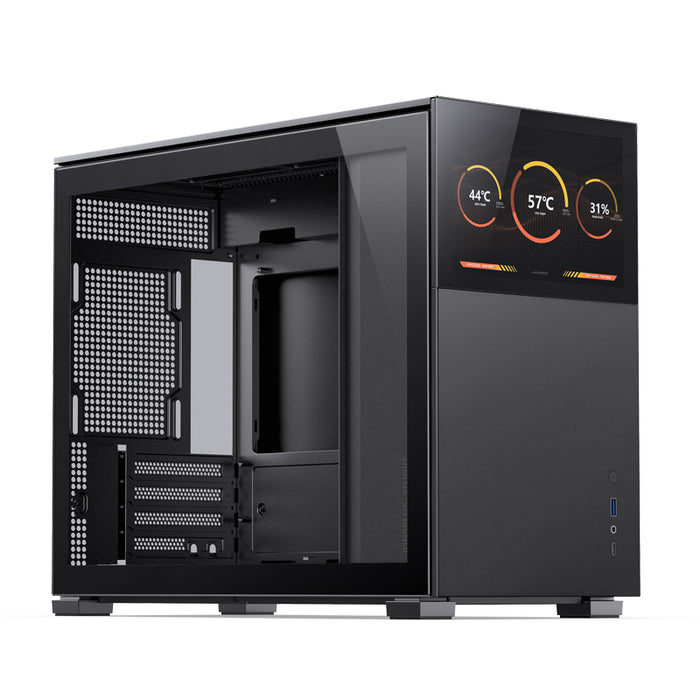 Jonsbo D31 Standard Screen Black Micro-ATX Case - Grade B