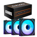 Asiahorse DAWN Pro Reverse Black A-RGB 120mm PWM Triple Pack