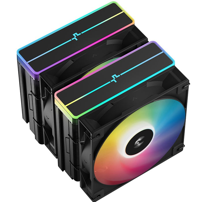 DeepCool AG620 BK ARGB V2 Dual-Tower CPU Air Cooler