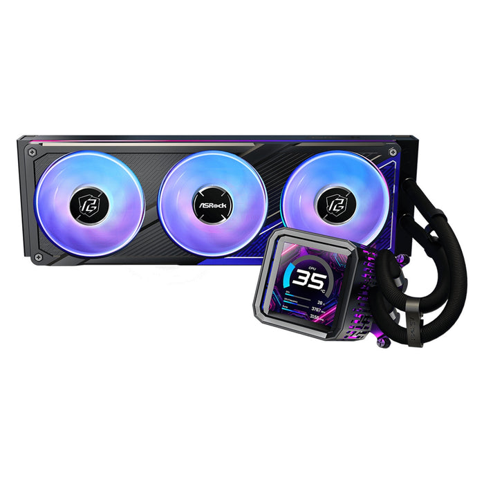 ASRock Phantom Gaming 360mm LCD AIO Liquid Cooler