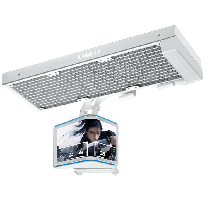 Lian Li HydroShift II OLED Curved 360 FANLESS White All In One CPU Cooler