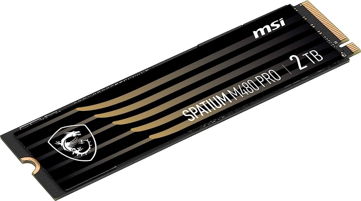 2TB MSI SPATIUM M480 PRO PCIe 4.0 NVMe M.2 SSD