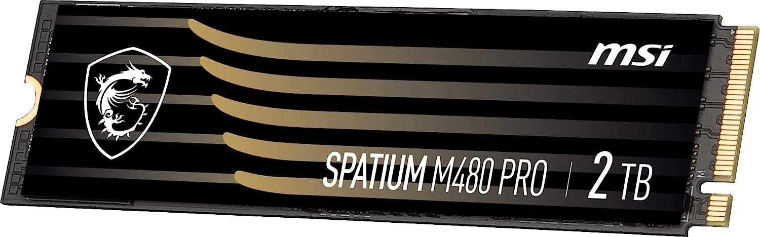 2TB MSI SPATIUM M480 PRO PCIe 4.0 NVMe M.2 SSD