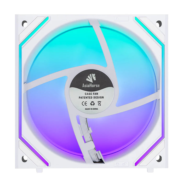 Asiahorse DAWN Pro Reverse White A-RGB 120mm PWM Fan