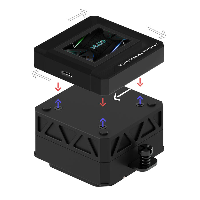 Thermalright Frozen Warframe 360 SE ARGB Black V2 AIO Liquid Cooler