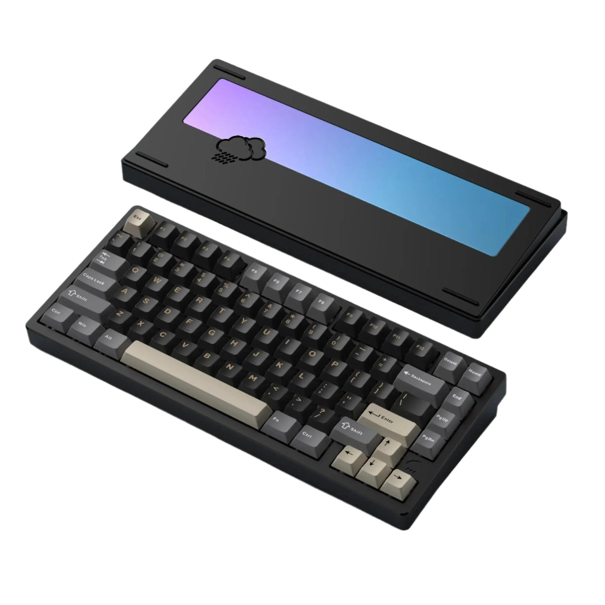 キーボード WOBKEY Rainy 75 Color Black WOBKEY Rainy 75 Standard RGB 75% ANSI Mechanical Keyboard