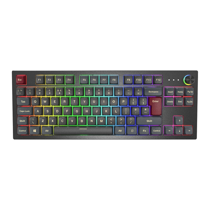 Montech MKey TKL Darkness RGB ISO UK Gateron G Pro Brown 2.0