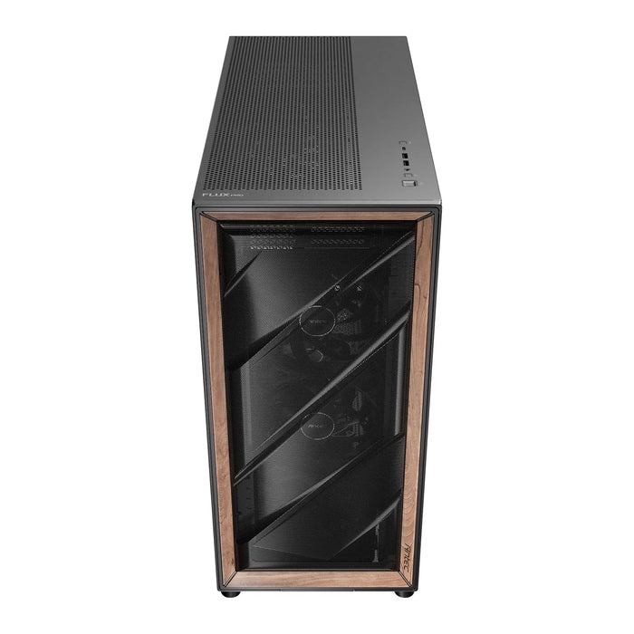 Antec FLUX PRO Mesh Black Wood ATX PC Case