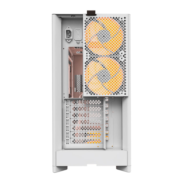 Montech HS01 PRO ARGB Reversible White ATX Case