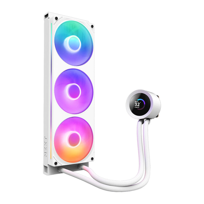 NZXT Kraken 360 Plus RGB White LCD AIO Liquid Cooler