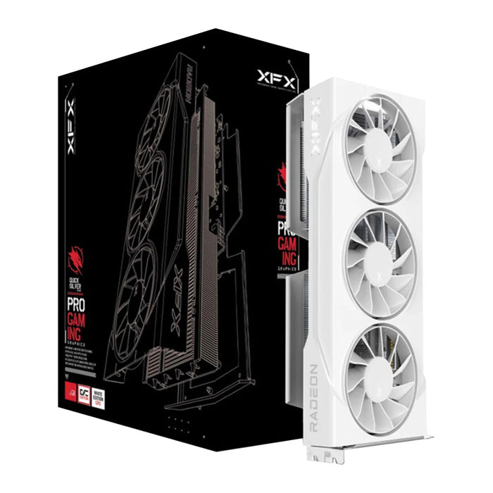 XFX RX 9060 XT Swift Gaming Triple Fan White 16GB Graphics Card