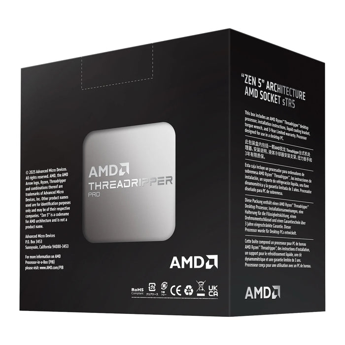 AMD Ryzen Threadripper PRO 9985WX 64C/128T sTR5 Processor