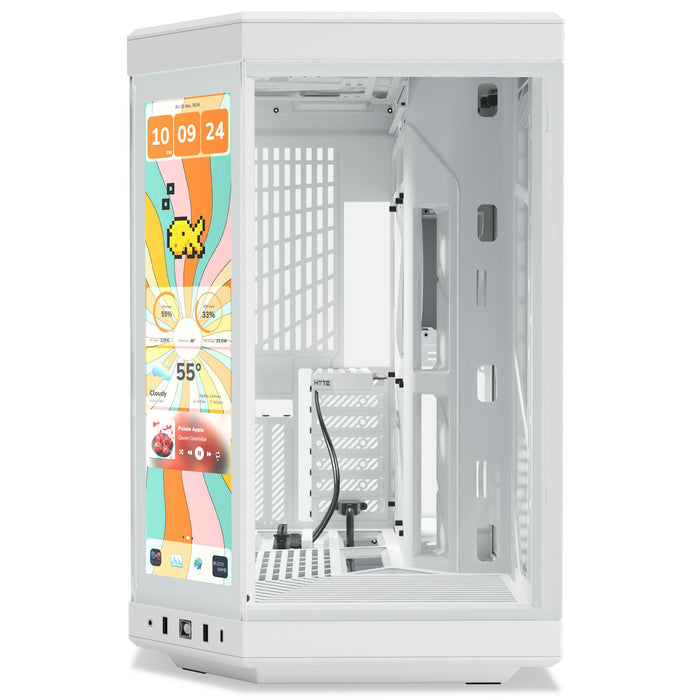 Hyte Y70 Touch Infinite Snow White Dual Chamber ATX PC Case