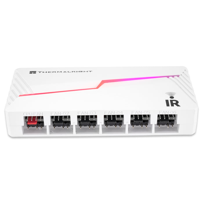 Thermalright 12-Port IR White PWM Fan and A-RGB SATA Powered Hub