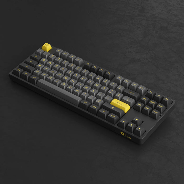 Akko 5087B Plus Black & Gold RGB TKL ANSI CS Silver