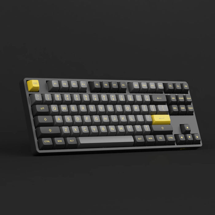 Akko 5087B Plus Black & Gold RGB TKL ANSI CS Silver