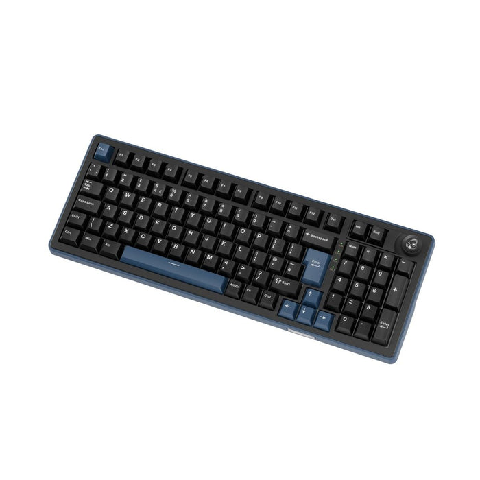 Ducky OK-M Tri-Mode Black-Blue Mechanical Keyboard