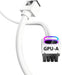 Asiahorse Hydrus 8 Pin PCIE White ARGB GPU Extension Cable