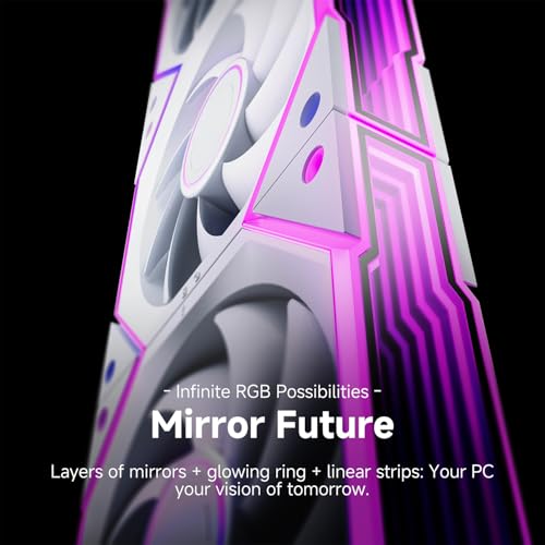 Asiahorse NYOTA Ultra Reverse White A-RGB 120mm PWM Fan