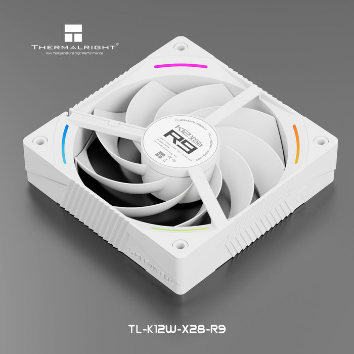 Thermalright TL-K12W-X28-R9 White A-RGB 120mm PWM Fan