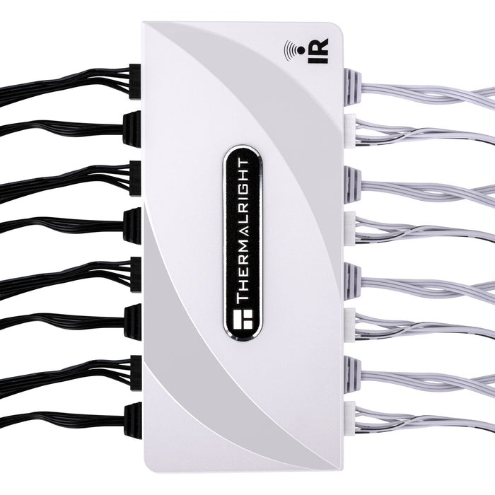 Thermalright 8-Port IR White PWM Fan and A-RGB SATA Powered Hub