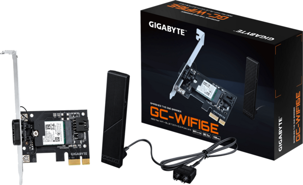 Gigabyte GC-WIFI6E WIFI 6E BLUETOOTH 5.2 PCIe 4.0 Wireless Card