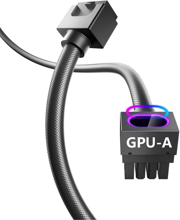 Asiahorse Hydrus 8 Pin PCIE Black ARGB GPU Extension Cable