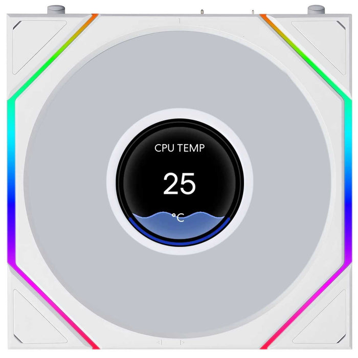 Lian Li UNI FAN TL LCD FLEX 120mm Fan - White