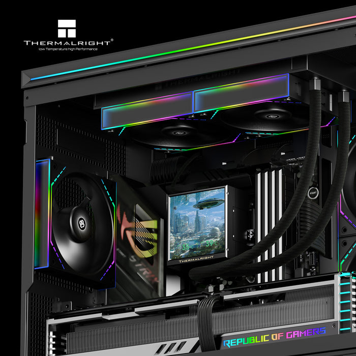 Thermalright Peerless Vision 240 ARGB Black LCD AIO Liquid Cooler