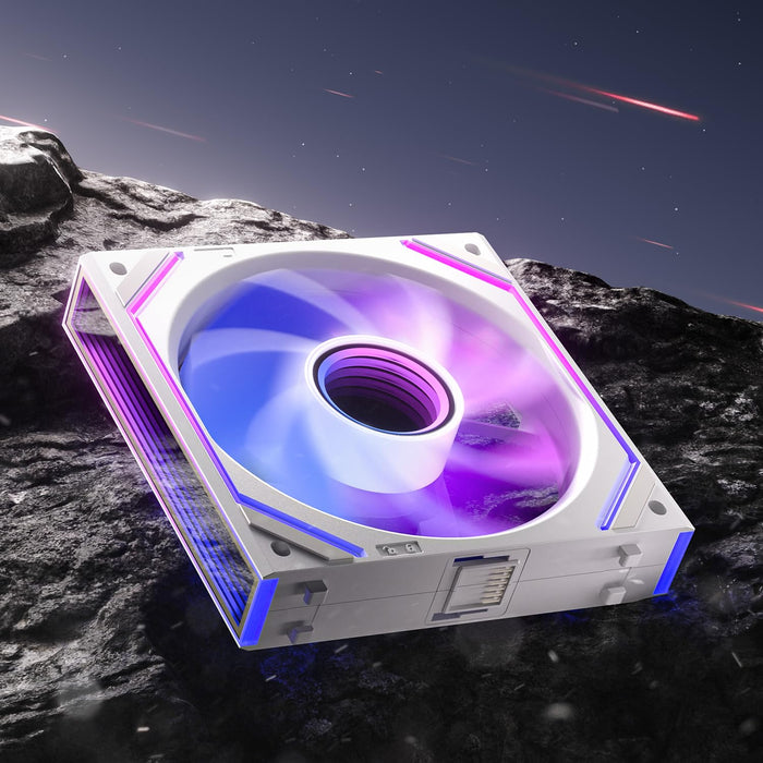 Asiahorse DAWN Pro Reverse White A-RGB 120mm PWM Fan