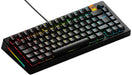 Glorious GMMK 3 HE 75% Prebuilt Wired Gaming Keyboard Fox HE Switches Black - UK Layout