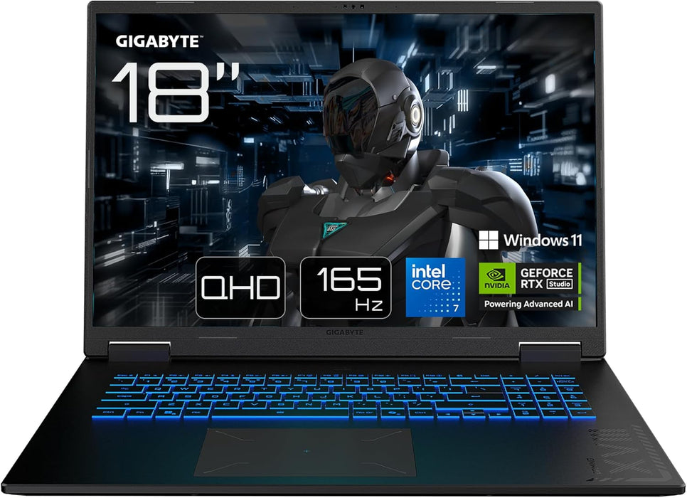 Gigabyte Gaming A18 Pro 18.0" 165Hz 1TB 32GB DDR5 RTX 5070 Ti Windows 11 Home Gaming Laptop